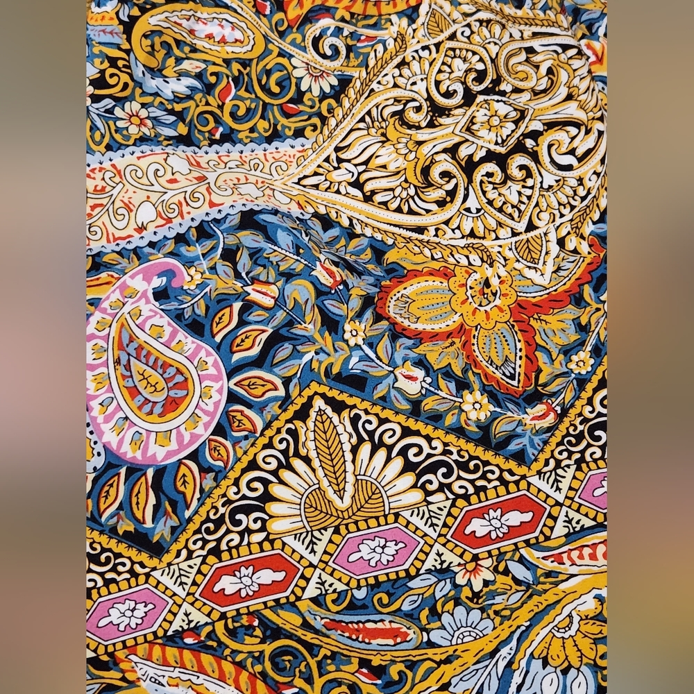 EMERY ROSE Paisley Print TaperedPants NWOT - Picture 4 of 6
